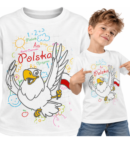 koszulka Patriotyczna  dziecięca POLSKA
